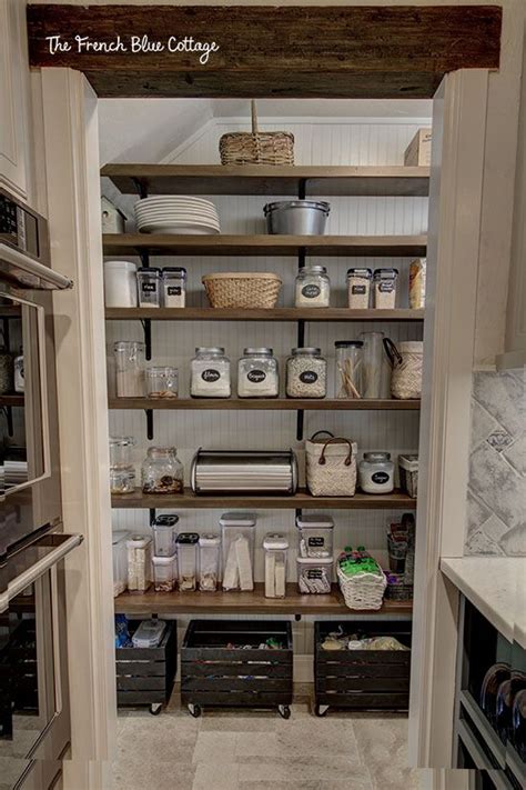 Seen on hgtv, using mason jars and the space under the upper kitchen. Remodeled Kitchen Pantry Under the Stairs in 2020 | Kitchen pantry, Kitchen remodel, Open ...