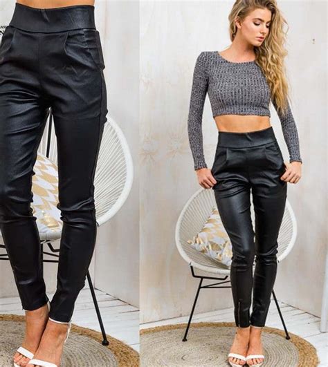 pu leather pencil pants high waisted celebrity style fashion australia afterpay available