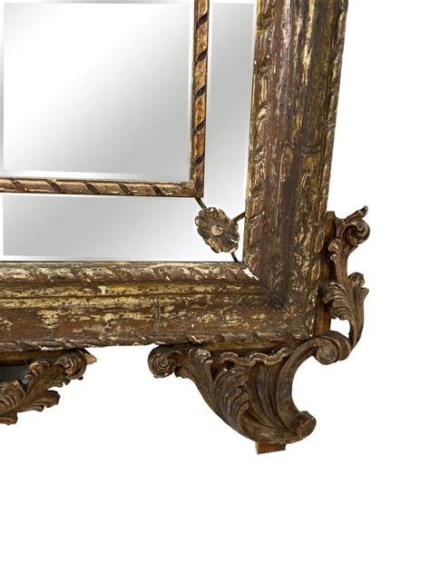 18th Century Italian Rococo Giltwood Mirror For Sale At 1stdibs