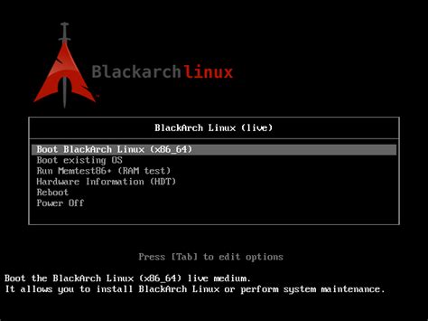 安装blackarch Linux