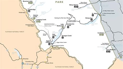 Glacier National Park Map Pdf • Phototraces Hoptraveler