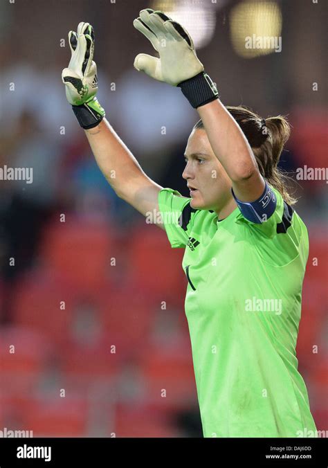 Nadine Angerer Goalkeeper Of Germany Gesture During The Uefa Womens Euro 2013 Group B Soccer