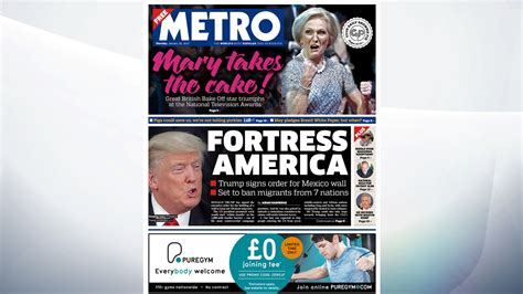 A Look At Todays Newspaper Front Pages Scoop News Sky News