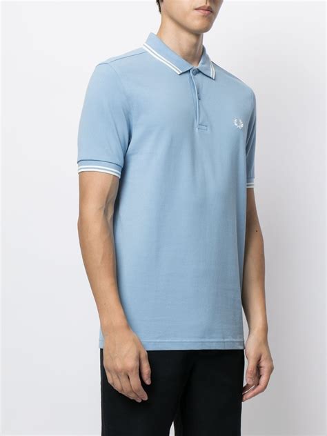 Fred Perry Twin Tipped Cotton Polo Shirt Farfetch