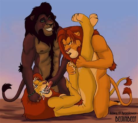 Rule 34 Anthro Anthrofied Beijinbeef Disney Gay Kovu Lion Male Male