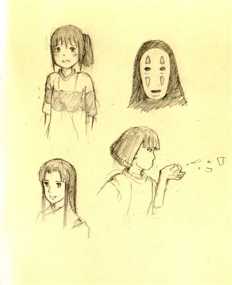 Spirited Away Sketches By Lilisys On Deviantart