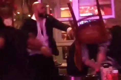 Man Brutally Hit With Chair In Restaurant Fight