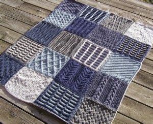 Free knitting patterns for afghan sampler squares 2009 ...