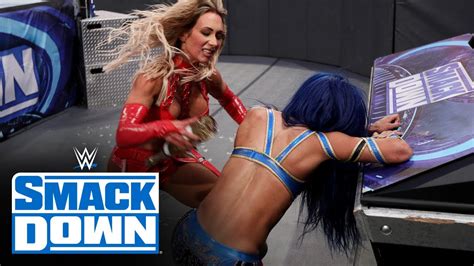 Sasha Banks Vs Carmella SmackDown Womens Title Match SmackDown