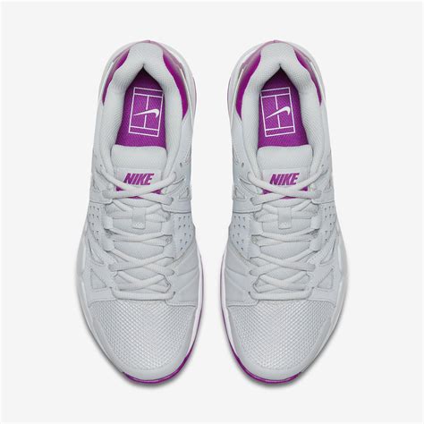 Nike Womens Air Vapor Advantage Tennis Shoes Whitevivid Purple