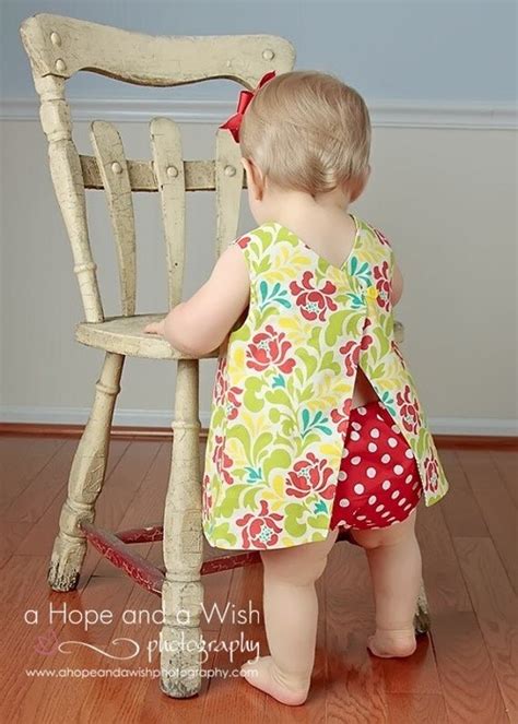 Pdf Dress Pattern Easy Reversible Baby Dress Sewing Pattern
