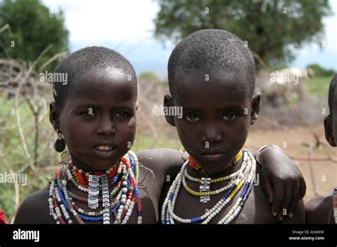 Arbore Tribe Children Lower Omo Valley Ethiopia Stock Photo Alamy