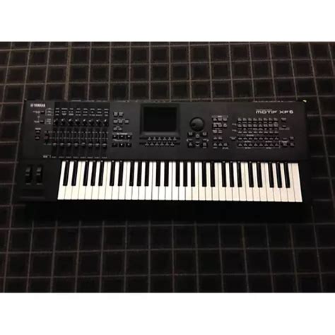 Used Yamaha Motif Xf6 61 Key Keyboard Workstation Guitar Center