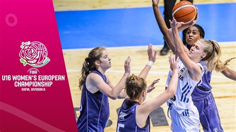 Slovenia V Great Britain Full Game FIBA U16 Women S European