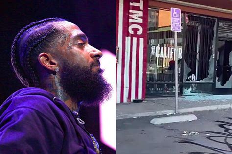 Nipsey Hussles Store Vandalized Home Of Hip Hop Videos And Rap Music