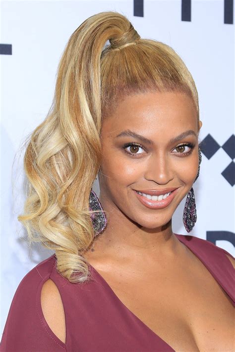 Beyoncé Hair Style File Ponytail Hairstyles Easy Beyonce Hair