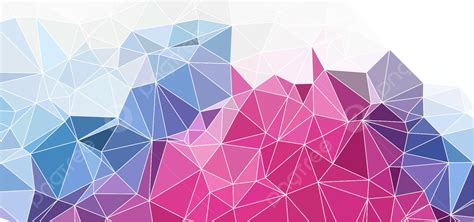 Light Blue And Violet Abstract Low Poly With White Outlines Background