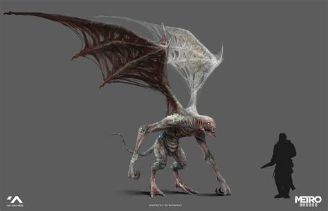 Artstation Metro Exodus Creatures Andrzej Dybowski Monster Concept