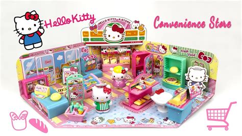 Hello Kitty Convenience Store Playset Sanrio Miniature Toy Youtube