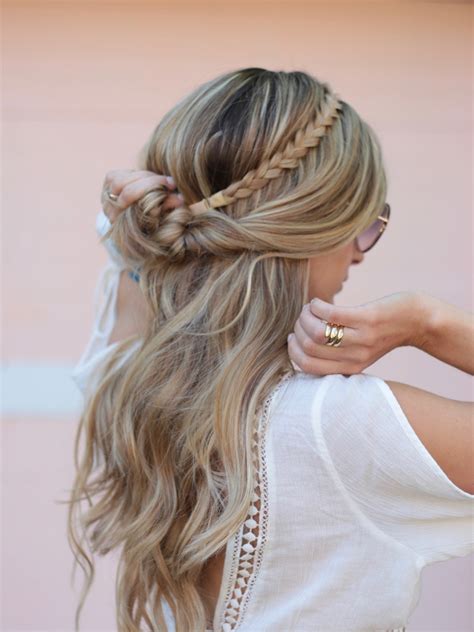 Easy Braided Headband Tutorial For Long Hair On Pinterestingplans