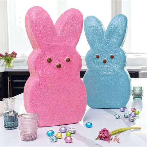 Giant Bunny Peeps Sculptures For The Home Olive And Cocoa Llc