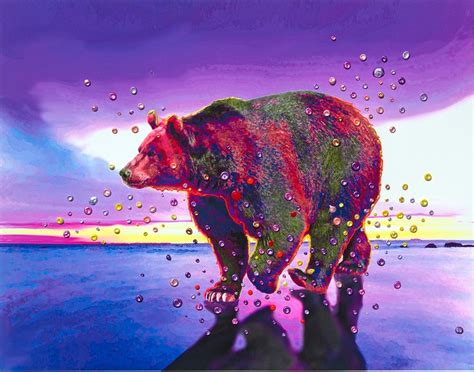 Julias Newest Energy Enhanced Painting Spirit Bear Brings To You The