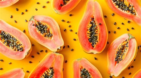 Premium Photo Detailed Overview Of Papaya Concept Papaya Fruit