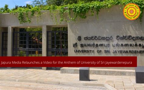 Japura Media Relaunches A Video For The Anthem Of University Of Sri