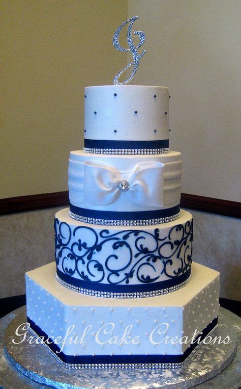 47 Best Royal Blue Wedding Cakes Ideas Wedding Cakes Royal Blue