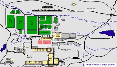 Air Force Academy Campus Map United States Map