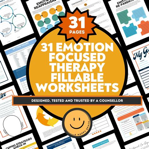 Emotion Focused Therapy Eft Efit Worksheets Techniques Emotional