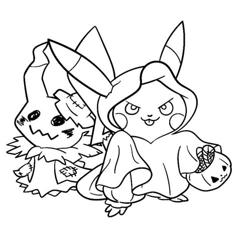 Pokemon Halloween Coloring Pages Free Printable Coloring Pages For Kids