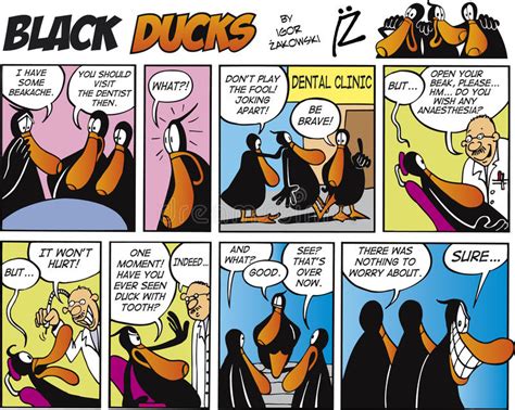 Você pode encontrar diversas informações adicionais nos detalhes do. Black Ducks Comic Strip Episode 3 Stock Vector ...
