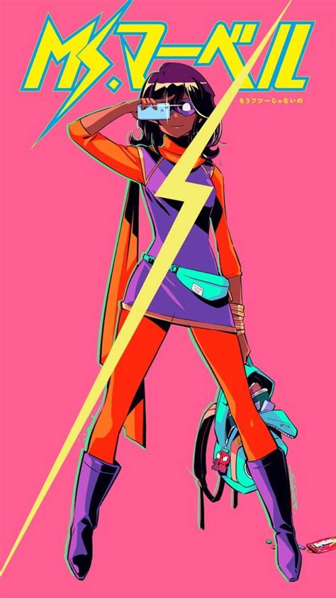 Marvel's premiere teenage muslim hero ms. 73+ Ms Marvel Wallpapers on WallpaperPlay