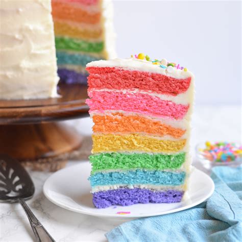 Rainbow Layer Cake Recipe Myrecipes