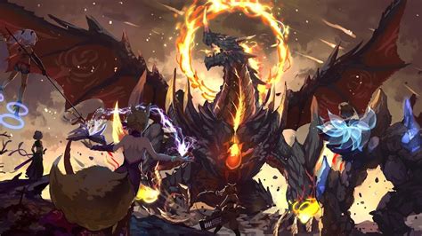 Dragon Anime Battle 4k 3840x2160 8 Wallpaper