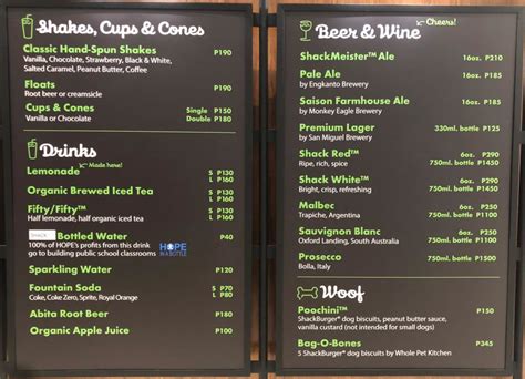 Shake Shack Manila Opens On May 10 Here S The Full Menu And The Prices