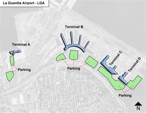 La Guardia Lga Airport Terminal Map
