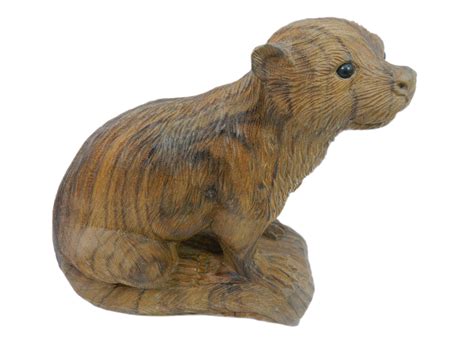 Wooden Otter Carving - Collection Only - OnTradeWinds.co.uk