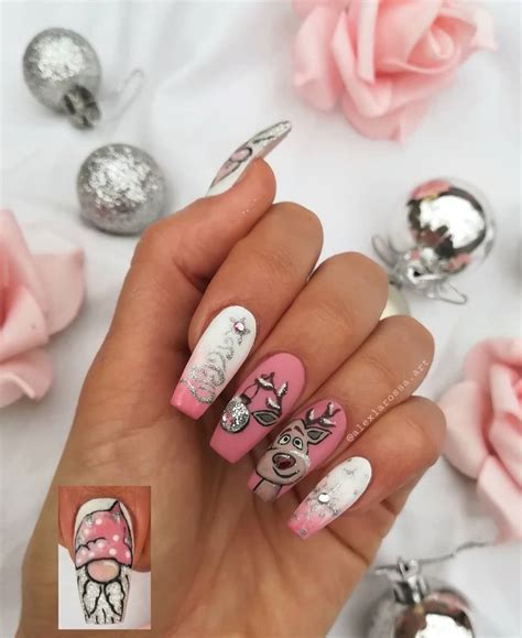 Updated 50 Festive Christmas Nails August 2020