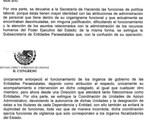 Ley Organica De La Administracion Publica Del Estado De Chiapas