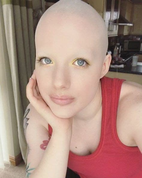 beautiful totally bald no hair solutions in 2019 bald hair bald head women bald head girl