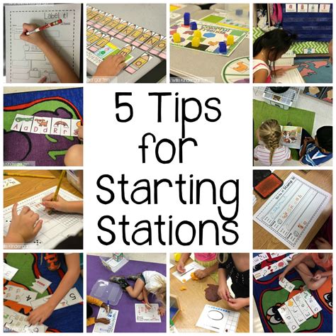 Kindergarten Activities 5 Tips For Starting Stations Mrs Wills