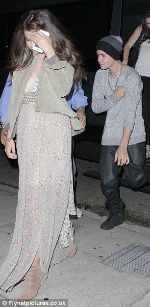 Selena Gomez Shines As She Dresses Up In Maxi Dress While Justin Bieber Goes Casual On A Date