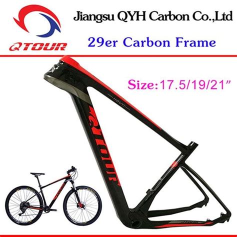 China 29 Mountain Bike Frames Carbon Fiber Bb92 Mtb Frame 29er