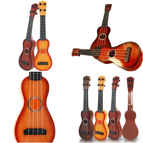 Plastic Ukulele Beginner Children T Hawaiian Instrument String