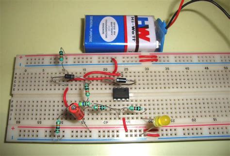 By taste_the_code in circuits electronics. Op-amp IC LM741 Tester Circuit Diagram