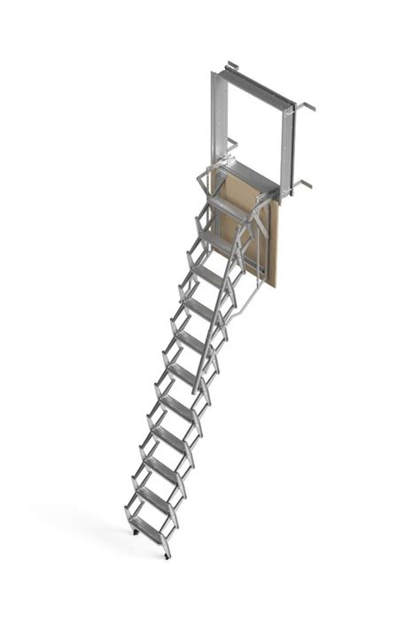 Premio Vertical Wall Steel Concertina Loft Ladder Loft Centre Loft