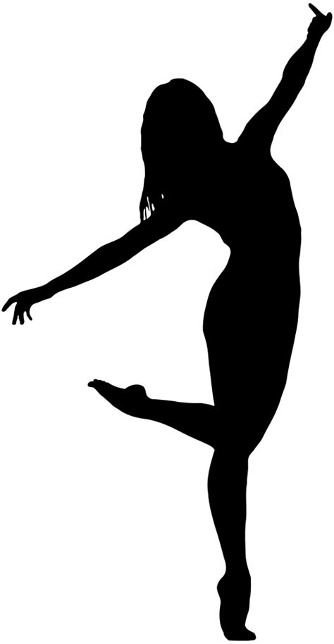 Onlinelabels Clip Art Dancer Silhouette 6