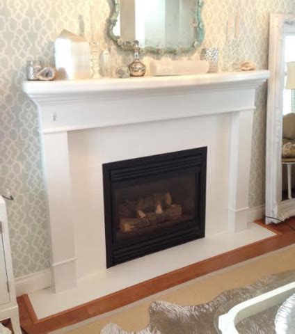 Transforming A Fireplace With Annie Sloan S Chalk Paint The Passionate Home Granite Fireplace